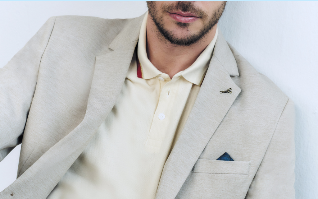 homem vestindo roupa masculina para trabalhar 