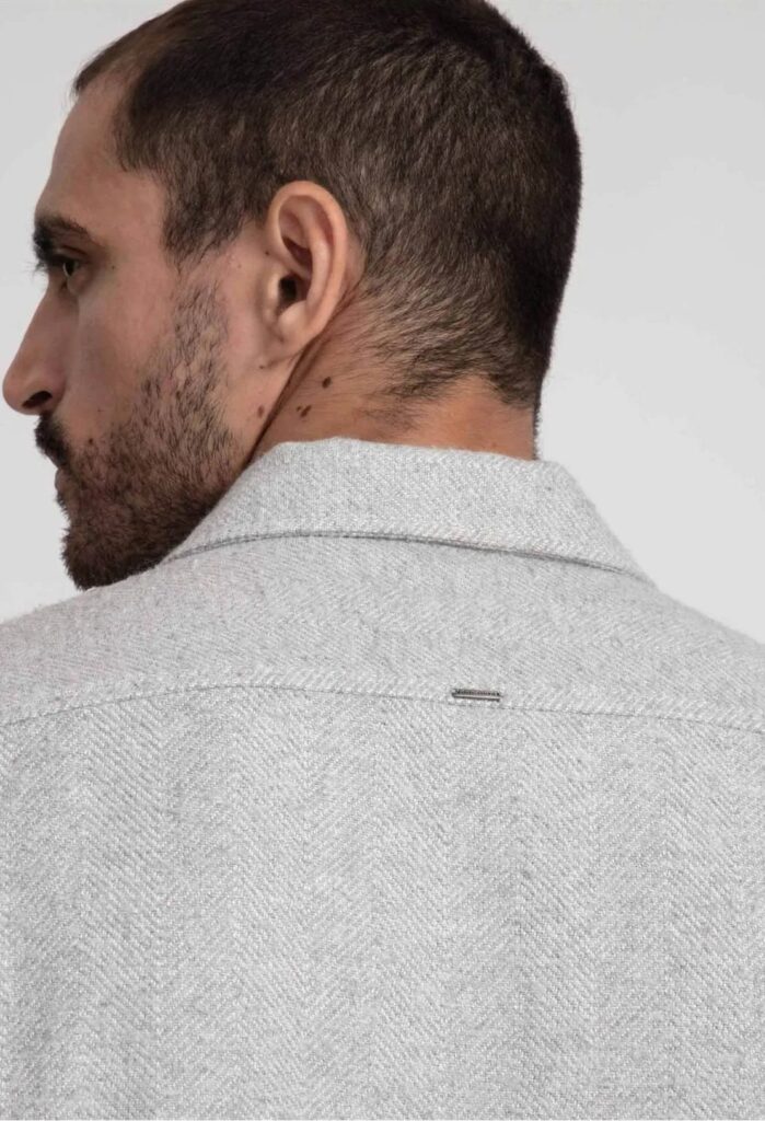 camisa flanela lisa masculina