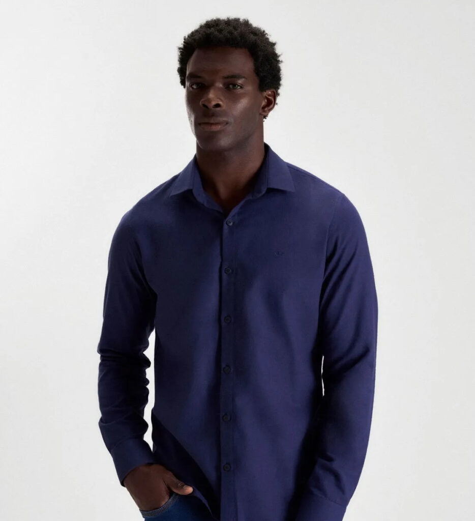 camisa de flanela masculina